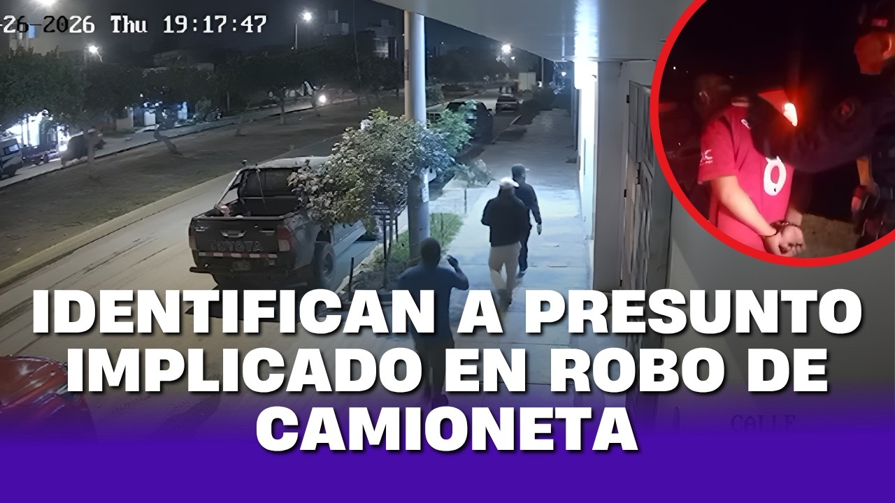 Capturan a presunto implicado de robo de camioneta en Trujillo - YouTube