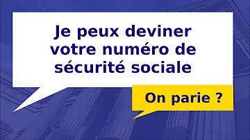 Pourquoi mon numéro de sécurité sociale commence par 7 ?