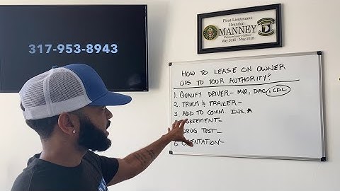 HOW TO LEASE ON TRUCKING OWNER OPERATORS TO YOUR AUTHORITY IN THESE 6 SIMPLE STEPS!!!