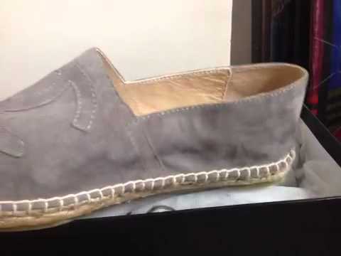 chanel suede espadrilles