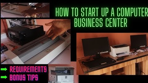 How To Start Up A Computer Business Center | Computer Center | Business Idea 4