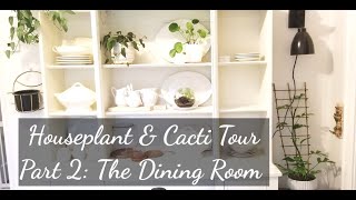Fall 2020, Dining Room Plant & Cacti Tour, Part 2 of 3