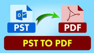 Can You Convert PST Files to PDF | Save Outlook to PDF Acrobat with Attachments