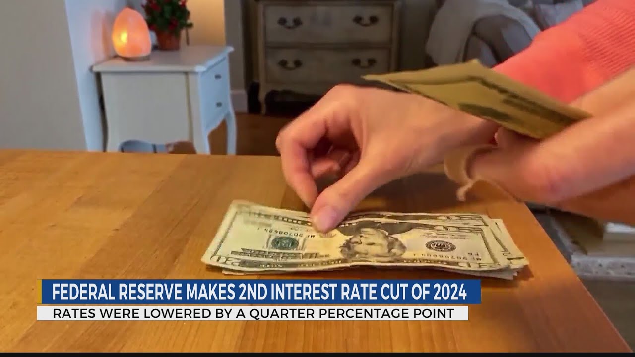 Federal Reserve lowers interest rate for second time in 2024 - YouTube