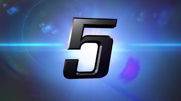 Futuristic 3D Numbers Countdown Seconds  Video