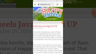 how to play Happy Wheels online on mobile phone