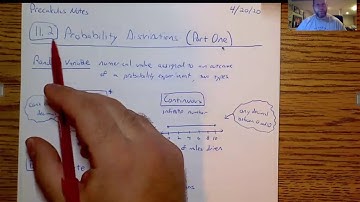 Precalculus - 11.2 Notes (Part 1) - Probability Distributions