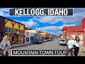 Walking and Exploring Kellogg Idaho - City Walks Silver Valley Virtual Treadmill 4k Walking Tour