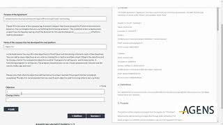 Agens internal tool interface