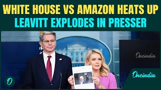 Trump DECLARES WAR on Amazon as Bezos Launches ‘Hostile’ Tariff Attack—Leavitt SLAMS Political Stunt