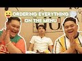 Ordering everything on the menu FT. LLOYD CADENA and MADAM ELY