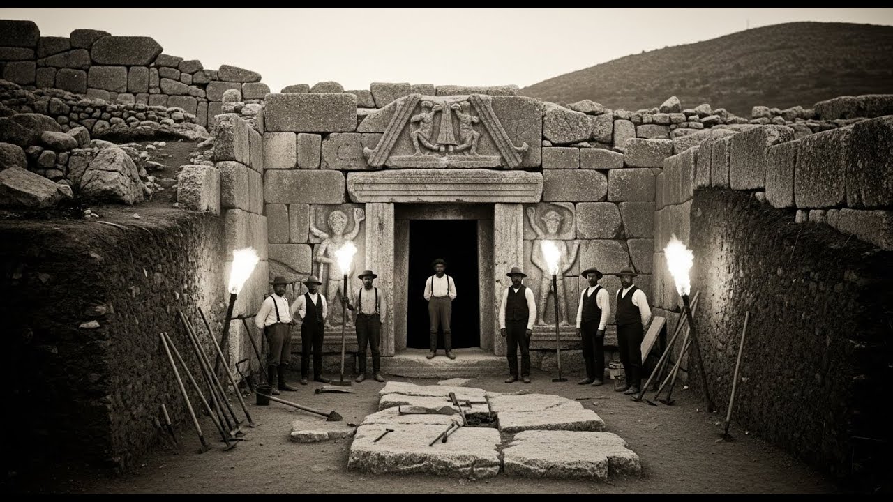 (1898, Μυκήνες) Οι Εργάτες που Εξαφανίστηκαν μετά την Ανασκαφή του Τάφου του Βασιλιά