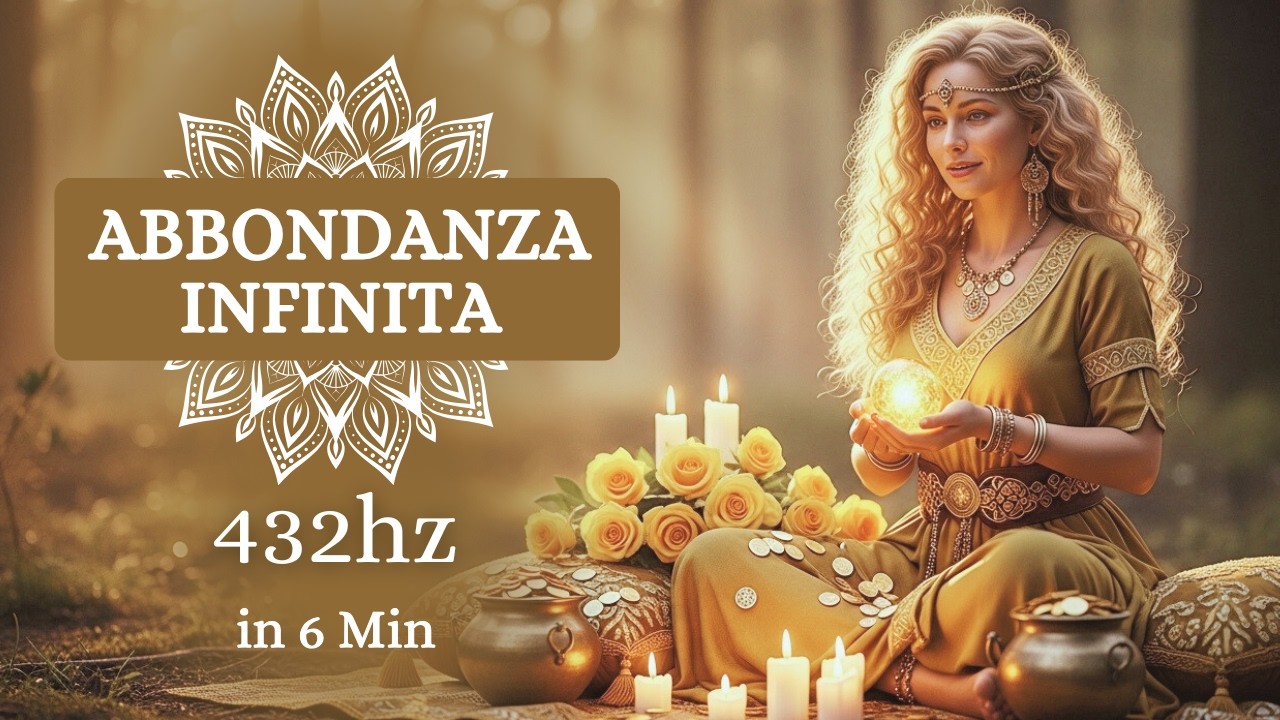 Abbondanza e Prosperità | MUSICA 432Hz “Abbondanza Infinita, Io Sono Te” IN 6 MINUTI