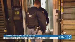 Trump Administration Expanding Ices Ability To Detain Legal Refugees