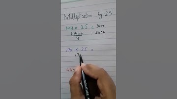 Multiplication Hack for 25 as Multiplier #mathshorts #youtubeshorts #viralvideos #mathstricks #virql