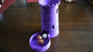 3D Printed Collapsible Dice Tower