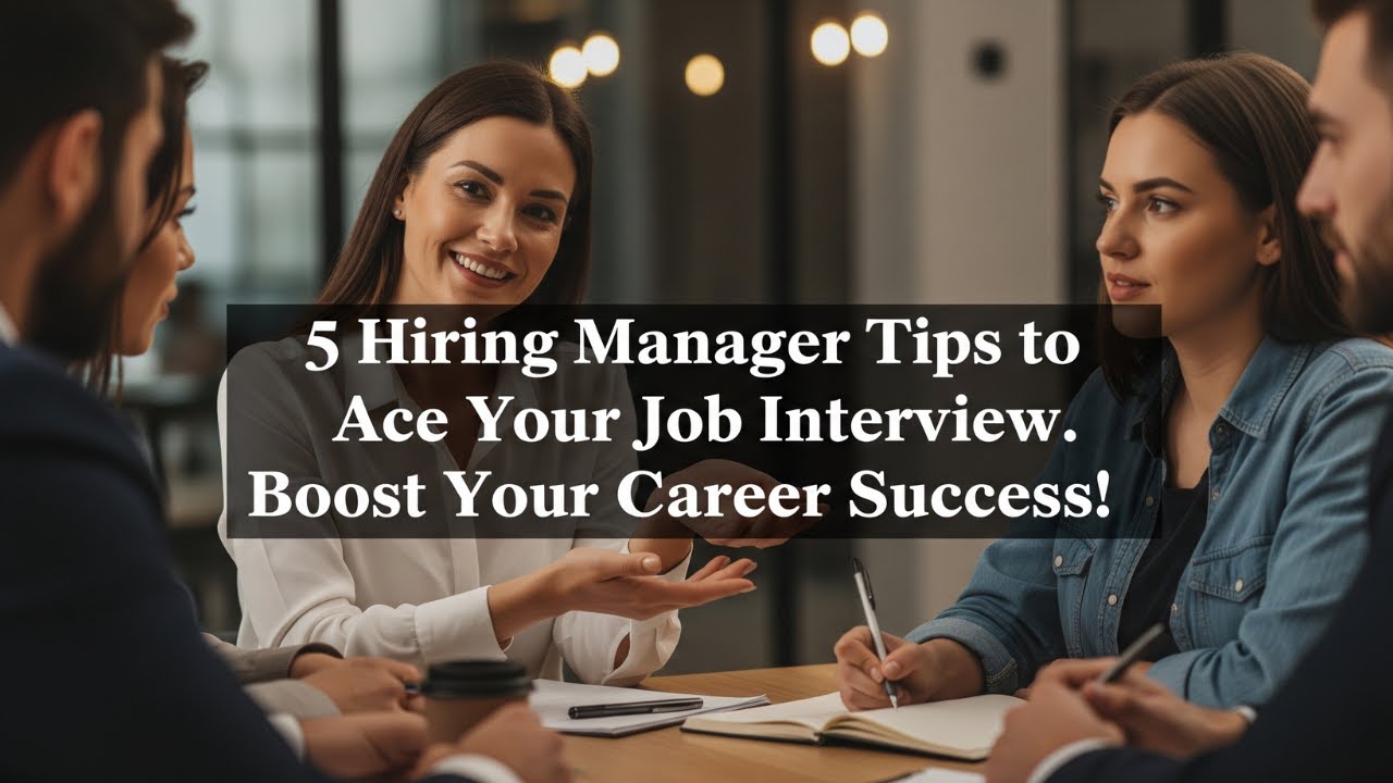 5 Hiring Manager Tips to Ace Your Job Interview in 2025 | Boost Your ...