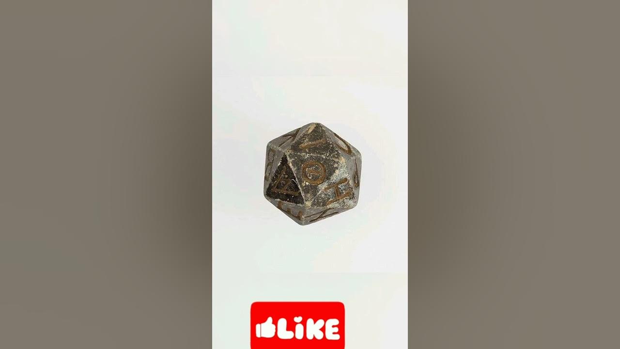 20 sided die Egypt 200 BC/Dice Lore The World’s Oldest d20 Die YouTube