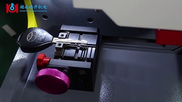 How to cut toy43 keys by newest sec e9 electronic key code machine