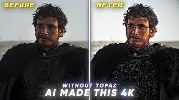 4K High Quality Tutorial | Topaz Video AI (Alternative) | Aiarty Video Enhancer