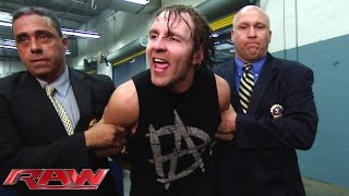 Dean Ambrose is arrested: Raw, May 25, 2015