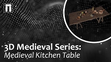 3D Medieval Series: Kitchen Table