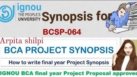 #ignou how to write a successful synopsis in ignou. don