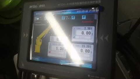 WTAU brand load moment  indicator system WTL-A700 for shipboard crane/vessel crane use.