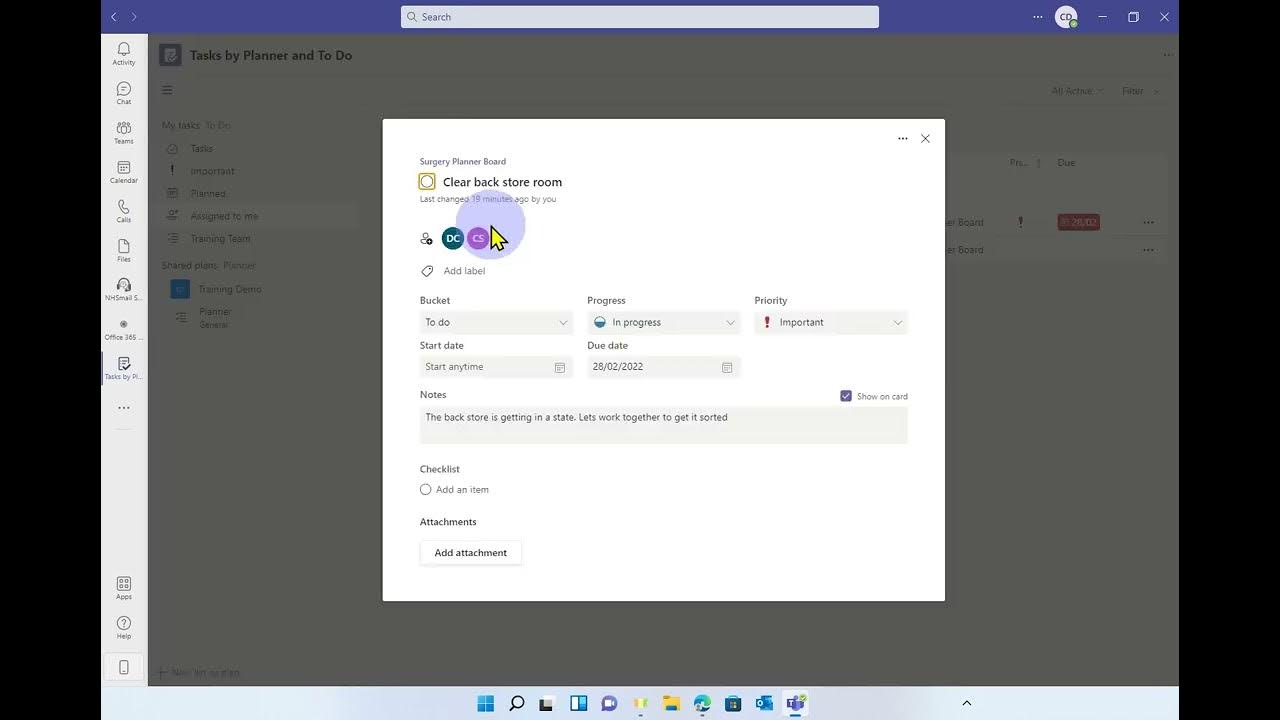 5 5 How to use Planner in Microsoft Teams YouTube
