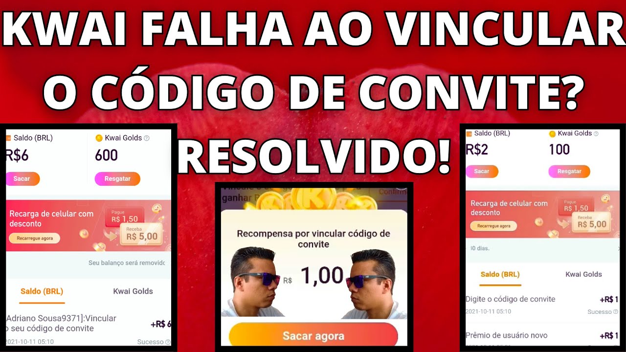 KWAI FALHA AO VINCULAR O CÓDIGO DE CONVITE? RESOLVIDO!