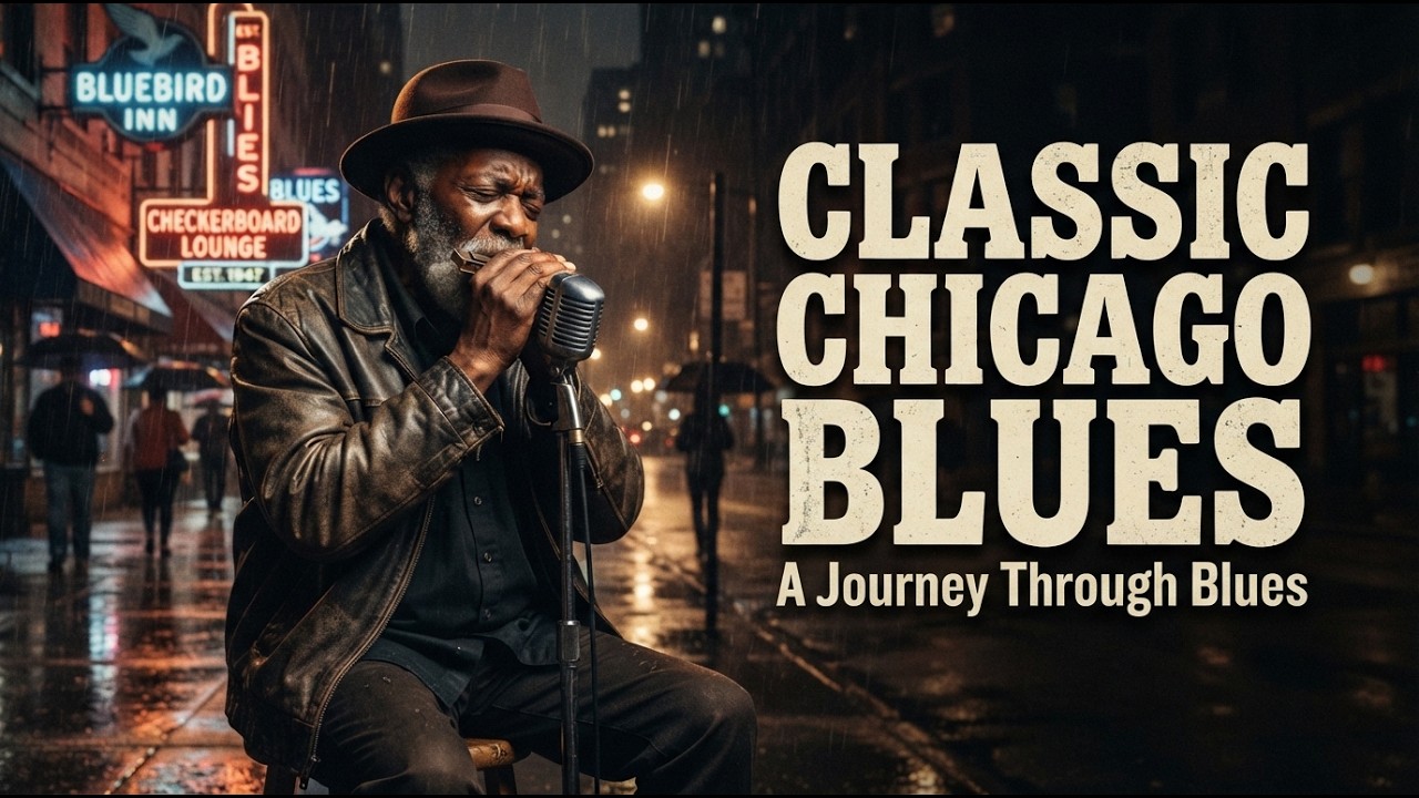 Classic Chicago Blues - Smooth Chicago Guitar Blues for Relaxation