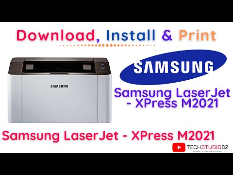 Samsung Xpress SL-M2021 Laser Printer Series Printer Driver Download | Install & Test Print