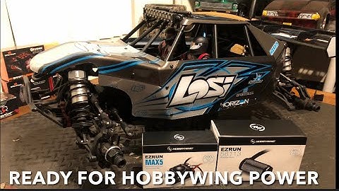 LOSI DBXL-E Getting Big Hobbywing Max 5 Combo ESC & Motor Installed Part #2