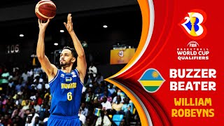 🚨TISSOT Buzzer Beater: William Robeyns  | #FIBAWC 2023 Qualifiers