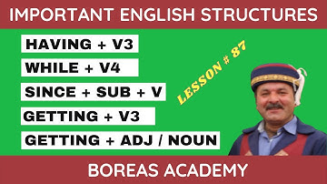 Advanced English spoken structures | Spoken structure | Important English structures | By Ameer Ali