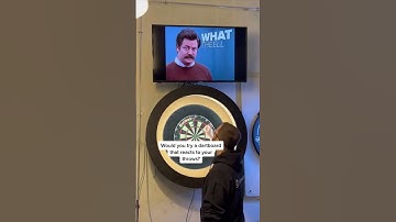 Would you try this interactive dartboard? 🎯 #dartboard #dartsee #winmau #automaticscoring #darts