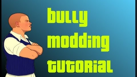 Bully Modding Tutorial - Editing Skins