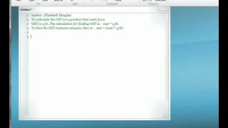 Small Basic Calculating Gst - Calculations With Variables