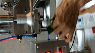 Semi auto stand up pouch filling capping machines Laundry Detergent doypack filling machine