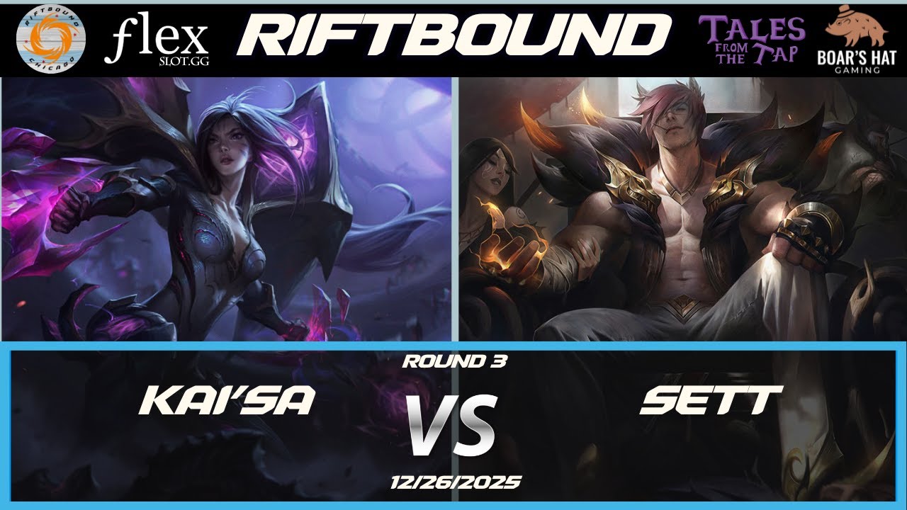 Kai'Sa VS Sett [Riftbound Gameplay Round 3] - YouTube