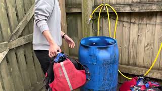 Dunk test buoyancy aid