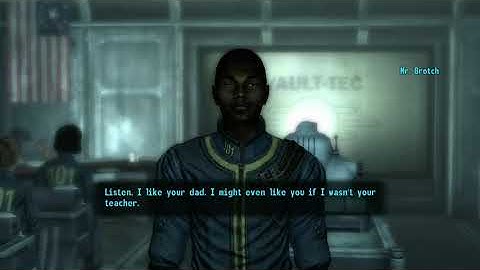 Fallout 3: Convincing the teacher to let me skip the G.O.A.T test