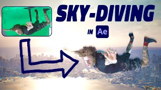 Green Screen Skydiving in AFTER EFFECTS (teaser)