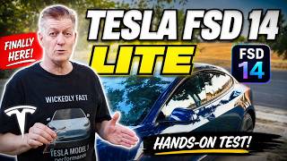 FSD 14 Lite. Full Self Driving in a Tesla Model 3