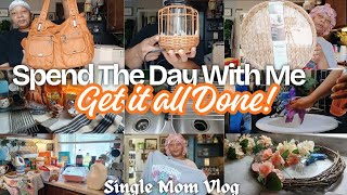 VLOG| SPEND THE DAY WITH ME| look into a single mom's life| Home Reset, budget Hauls, Diyprojects! screenshot 4