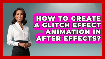 How To Create A Glitch Effect Animation In After Effects? - Graphic Design Nerd