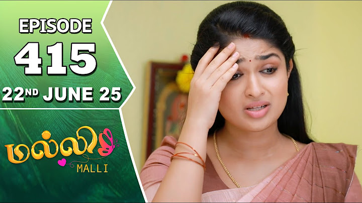 Malli Serial | Episode 415 | 22nd June 2025 | Nikitha | Vijay | Saregama Dice TV Shows Tamil