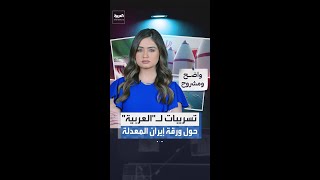تسريبات لـ"العربية" تكشف تفاصيل ورقة إيران المعدلة