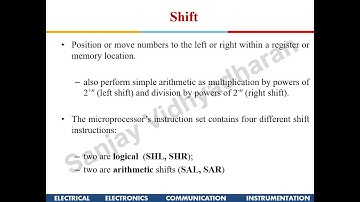 Microprocessors and Interface: Lecture-15: 8086 Logical Instructions : Part-2