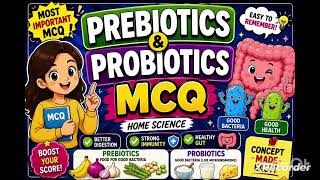Prebiotics & Probiotics MCQ | Most Important Questions with Easy Tricks | #education #mcq #ugcnet